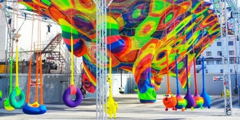 ropeland rope park, themed rope park, crotched rope park